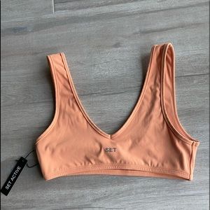 Set Active- Sport Body Dip Bra in Score